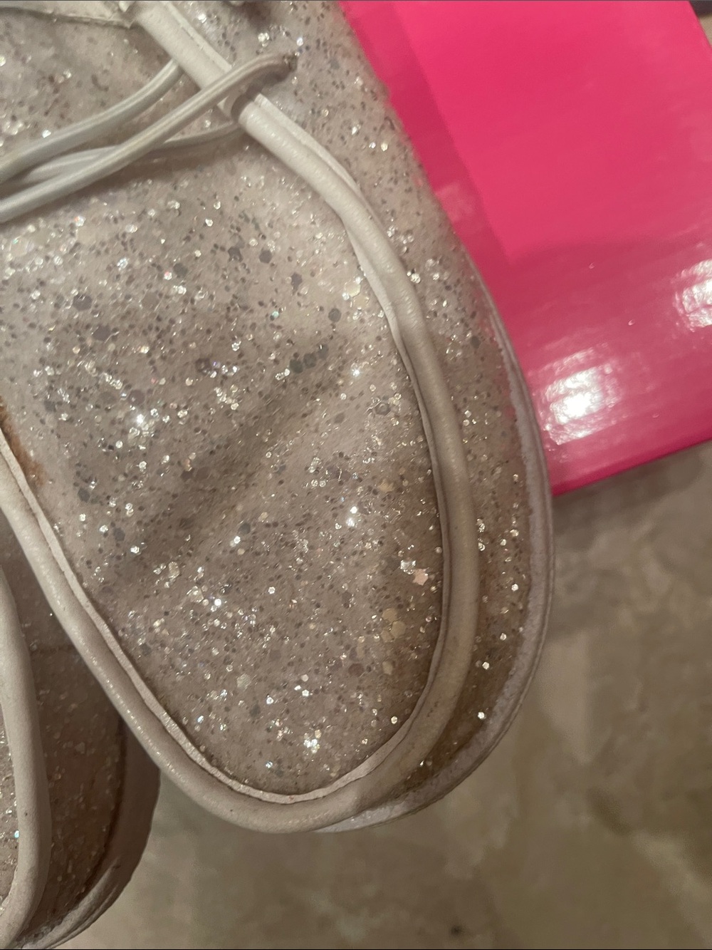 🤍Corkys Women Glitter Casual Loafers in White - Picture 6 of 6